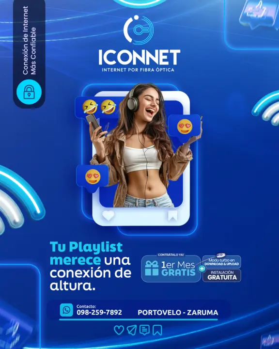Campaña de redes sociales creada para ICONNET